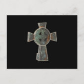 Gotische Halloween Graveyard Headstone Cross Teken Briefkaart (Voorkant)