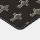 Gotische Halloween Graveyard Headstone Cross Teken Bureaumat (Hoek)