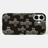 Gotische Halloween Graveyard Headstone Cross Teken Case-Mate iPhone Case (Achterkant (horizontaal))