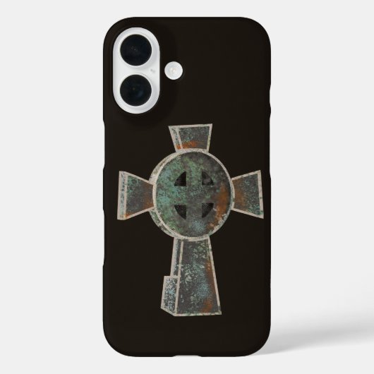 Gotische Halloween Graveyard Headstone Cross Teken Case-Mate iPhone Case (Achterkant)