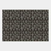 Gotische Halloween Graveyard Headstone Cross Teken Inpakpapier Vel (Voorkant 3)