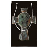 Gotische Halloween Graveyard Headstone Cross Teken Klein Cadeauzakje (Voorkant)