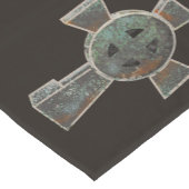 Gotische Halloween Graveyard Headstone Cross Teken Korte Tafelloper (Hoek)