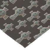 Gotische Halloween Graveyard Headstone Cross Teken Korte Tafelloper (Hoek)