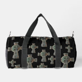 Gotische Halloween Graveyard Headstone Cross Teken Plunjezak (Achterkant)