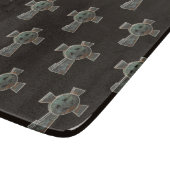 Gotische Halloween Graveyard Headstone Cross Teken Snijplank (Hoek)