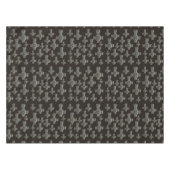 Gotische Halloween Graveyard Headstone Cross Teken Tafelkleed (Voorkant (Horizontaal))