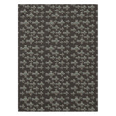 Gotische Halloween Graveyard Headstone Cross Teken Tafelkleed (Voorkant)