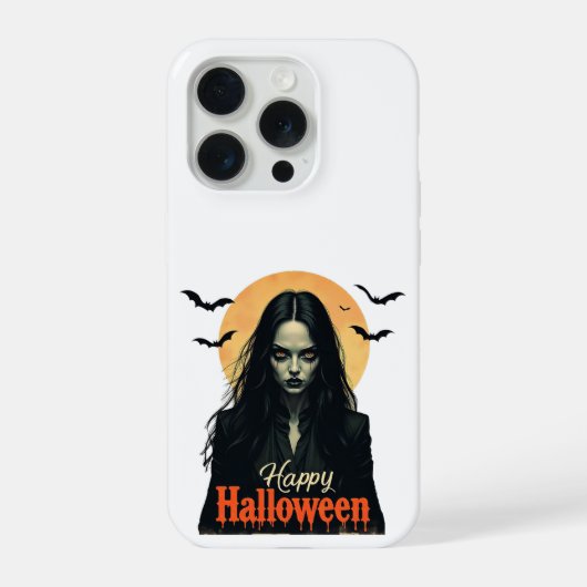 Gotische Halloween Heks iPhone Hoesje (Achterkant)