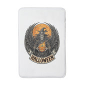 Gotische Halloween Heks Vintage Badmat (Voorkant Verticaal)
