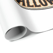 Gotische Halloween Heks Vintage Cadeaupapier (Rol Hoek)