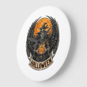 Gotische Halloween Heks Vintage Grote Klok (Hoek)