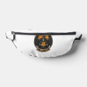 Gotische Halloween Heks Vintage Heuptasje (Liggend)