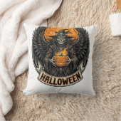Gotische Halloween Heks Vintage Kussen (Deken)