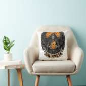 Gotische Halloween Heks Vintage Kussen (Stoel)