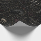 Gotische Halloween Inpakpapier (Hoek)