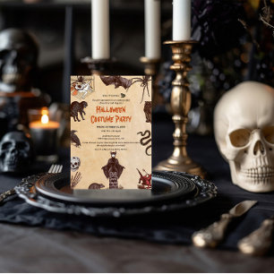  gotische Halloween Kaart