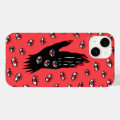 Gotische Halloween kunst - Zwarte Hand Spooky Ogen Case-Mate iPhone Case (Achterkant (horizontaal))