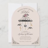  Gotische Halloween Mobile Spooky Baby shower Kaart (Voorkant)