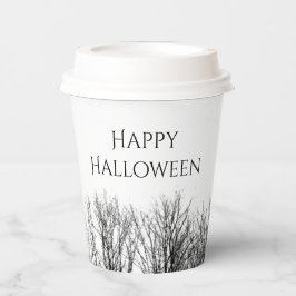 Gotische Halloween Party Spookt Bossen Papieren Bekers