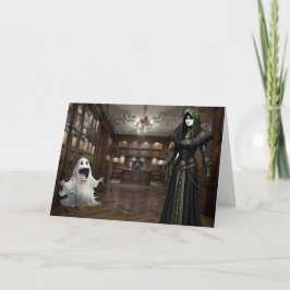 Gotische Halloween Party uitnodiging. Kaart