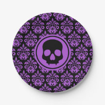 Gotische Halloween schedel chic party