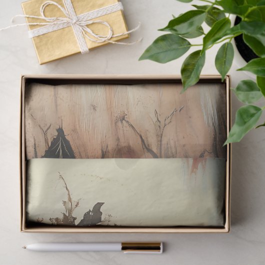 Gotische Halloween Skelet Skelet met Pompoen Tissuepapier (Geschenk)