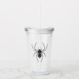  Gotische Halloween Spider Acryl Drinkbeker