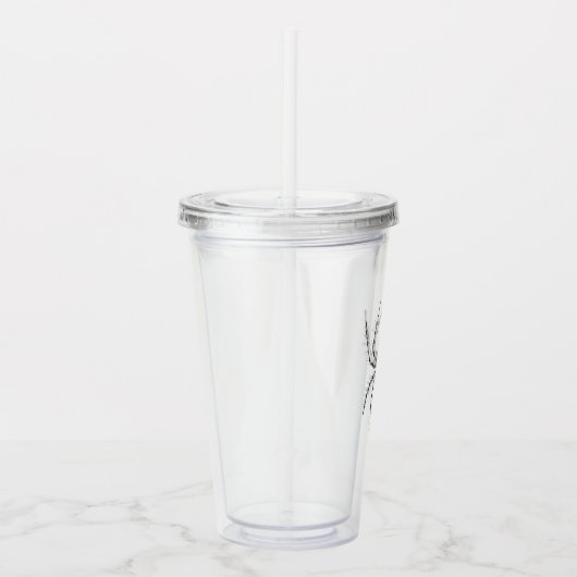  Gotische Halloween Spider Acryl Drinkbeker (Rechts)