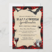 Gotische  Halloween Spooktacular Invitation Kaart (Voorkant)