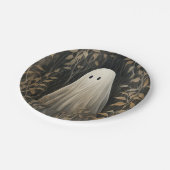 Gotische Halloween Spooky Ghost Papieren Bordje (Gekanteld)