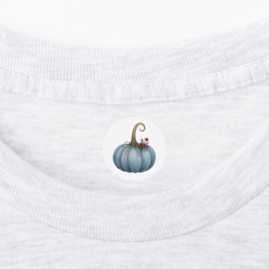 Gotische Halloween Stickers – Blue Pumpkin, (Aangebracht)