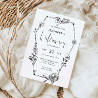 Gotische hand getekend Halloween Party