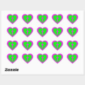 Gotische Hart & Kruis Sticker (Vel)