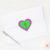 Gotische Hart & Kruis Sticker (Envelop)