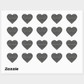 GOTISCHE Hartstickers Hart Sticker (Vel)