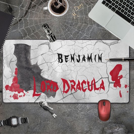 Gotische Heer Dracula Vampier Halloween Kantoor Bureaumat