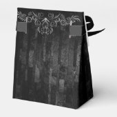 Gotische Heilige Rolwerk Burgundy ID866 Bedankdoosjes (Achterkant)