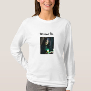 Gotische heks, duister thema t-shirt