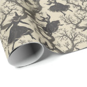 gotische heks en eikenhouten inpakpapier (Rol Hoek)