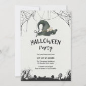  Gotische Heks Pet Halloween Kostuum Party Kaart (Voorkant)