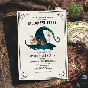 Gotische heks Pet  Volwassen Halloween Party Kaart