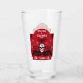 Gotische heks Punk Halloween Glas (Achterkant)