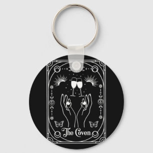 Gotische Heksen Coven Bruid Tarot Halloween Bachel Sleutelhanger