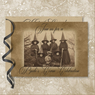  Gotische Heksen Halloween Vrijgezellenfeest Kaart