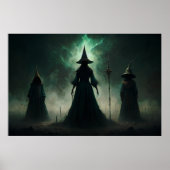 Gotische heksen poster (Voorkant)
