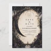 Gotische Hemelse Bruiloft Save The Date (Voorkant)