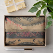 Gotische Hemelse Oude Papier Decoupage (Geschenk)