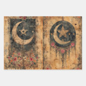 Gotische Hemelse Oude Papier Decoupage Inpakpapier Vel (Voorkant 3)