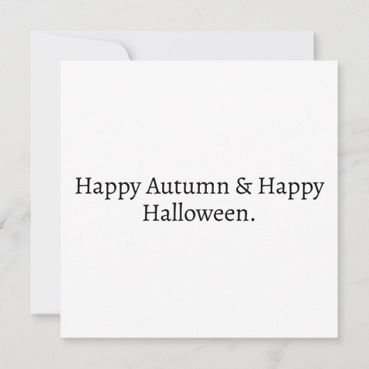 Gotische herfst oogst Halloween pompoen Kaart (Achterkant)